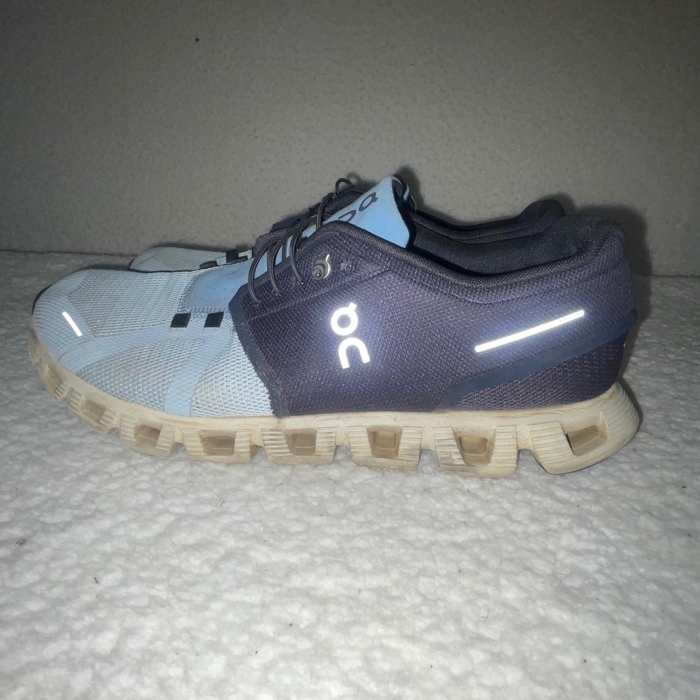 On Cloud Men Running‎ Shoes Blue Navy Mesh Sneakers US 12 CloudTec 19.99196